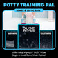 LiL' DUDE Wipes Flushable Potty Training Water Wipes, Unscented, 168 Count