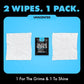 DUDE Wipes Double Deuce On-The-Go Flushable Wipes, 2 Per Pack, 80 Count