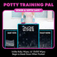 LiL' DUDE Wipes Flushable Potty Training Water Wipes, Bubble Bum, 168 Count