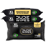DUDE Wipes Shea BUTTer Adult Flushable Wet Wipes, Moisturizing, 144 Count