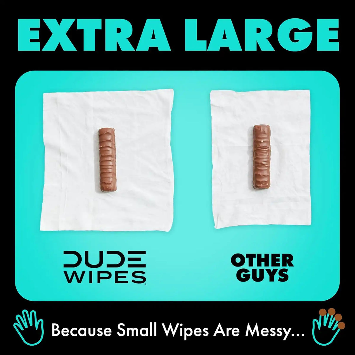 DUDE Wipes Mint Chill Adult Flushable Wet Wipes, Refreshing, 288 Count