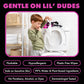 LiL' DUDE Wipes Flushable Potty Training Water Wipes, Bubble Bum, 84 Count