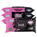 LiL' DUDE Wipes Flushable Potty Training Water Wipes, Bubble Bum, 168 Count