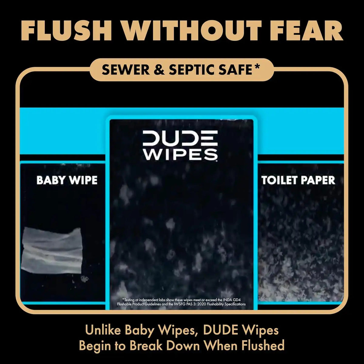 DUDE Wipes Morning Grind Adult Flushable Wipes, Coffee Scented, 288 Count